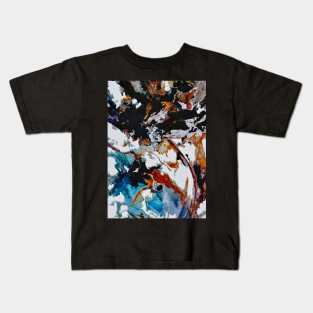 Abstract Pop Titanium Kids T-Shirt